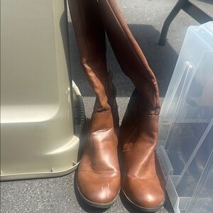 Brown Leather Women's Boots